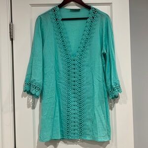 La Blanca Swim Island Fare V-Neck Cover-Up